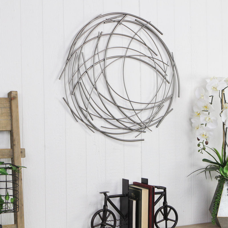 Ivy Bronx Contemporary Abstract Round Wall Décor & Reviews Wayfair